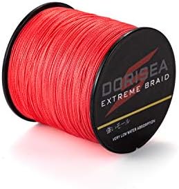 DORISEA Extreme Braid 100% Pe 300m/328Yards Braided Fishing Line 6-550Lb Test Fishing Wire Fishing String-Abrasion Resistant Incredible Superline Zero Stretch Small Diameter