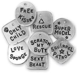 Rescue Hand Stamped Custom Dog I.D. Tag - Small