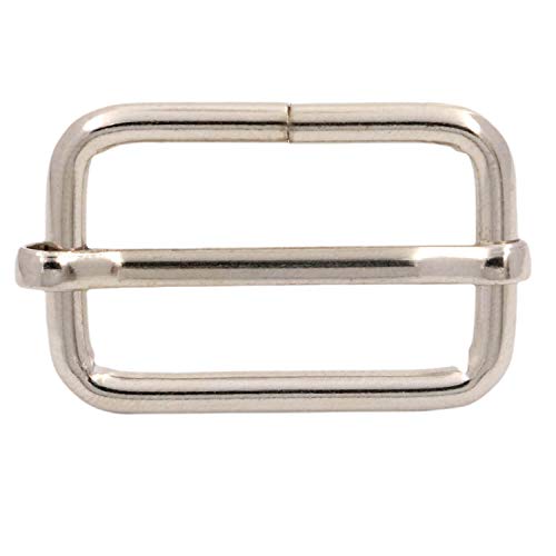 Generic Metal Silvery Rectangle Buckle 1