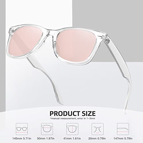 Image of MEETSUN Polarized Sunglasses for Women Men Classic Retro Square Frame Driving Sun Glasses UV Protection