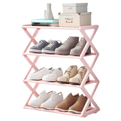 Zapatero pequeño de 4 niveles, desmontable, para niños, grueso, impermeable, organizador de zapatos para niños, instalación sencilla, organizador de zapatos para bebés, suministros para armario de dor Zapatero pequeño de 4 niveles, desmontable, para niños, grueso, impermeable, organizador de zapatos para niños, instalación sencilla, organizador de zapatos para bebés, suministros para armario de dor