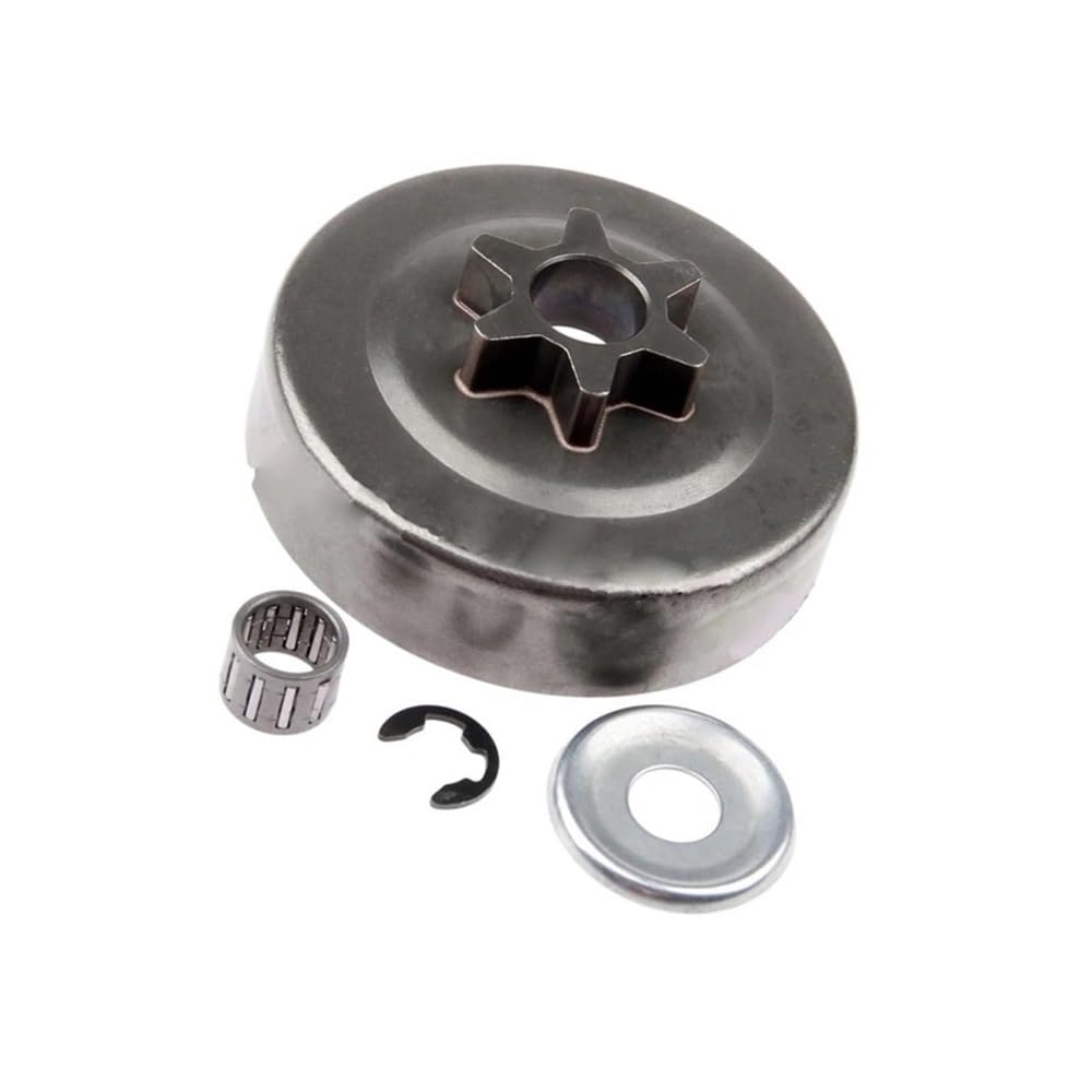 Oglozabp One Color 6T Clutch Drum Sprocket Washer E Clip Kit Compatible With Chainsaw Fit For Ms170 Ms180 Ms210 Ms230 Ms250 Replacement Parts