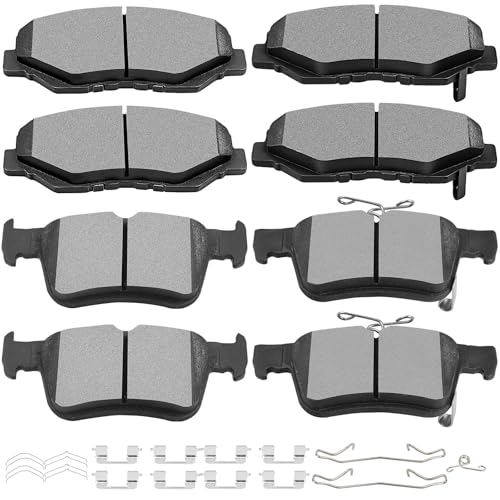 How Many Brake Pads on a Car? Your Complete Guide 4 SCITOO D914 D1878 Ceramic Brake Pads Sets Front & Rear w/Hardware Replacement For Honda For Civic 2016 2017 2018 2019 2020 2021
