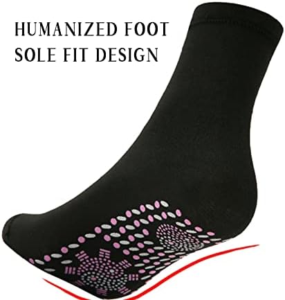 2Pairs Self Heating Socks,Thermal Socks for Men and Women Breathable Anti-Freezing Winter Warm Foot Comfortable Heated Socks for Hiking Skiing Camping Running Fishing Outdoor Activities