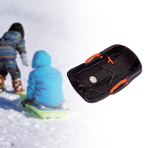 Fonowx Schneeschlitten Sandrutschschlitten mit Zugseilrodel für Kinder Erwachsene – Bild 6