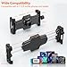 KDD Car Headrest Tablet Holder Mount, 360°Adjustable iPad Stand for Car Back Seat and Desk, Road Travel Essentials Accessory Compatible with iPad Pro,Air, Switch, Galaxy, 4.7-12.9