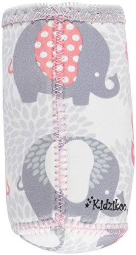 Koverz Can/Bottle Sleeve, Neoprene Insulated Bottle Sleeve, Fits 8-12 Oz. Can/Bottle, Washable and Reusable, Can/Bottle Accessories, Small Size, Elephants