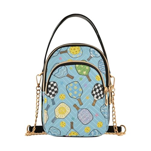 Image of MCHIVER Golf Crossbody Bag for Women Cell Phone Purse Wallet with Removable Chain Shoulder Handbag