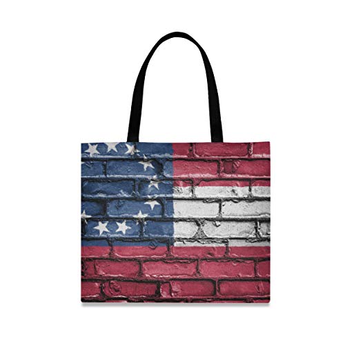 FANTAZIO LUPINZ - Bolso de mano de lona para mujer, estilo bohemio, informal, para el trabajo, multicolor, Talla única