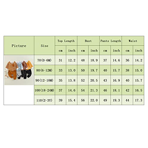 Rtnnsbbfcm Baby Boy Spring Fall Clothes Long Sleeve Striped Front Pocket Shirt Top Sweatpants 2Pcs Casual Outfit (6-12 Months,Caramel Striped) #TOP5