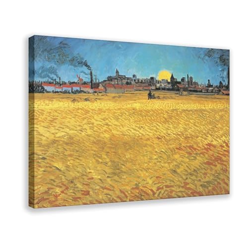 Toile Van Gogh champ de blé pour apporter de la sérénité au bureau