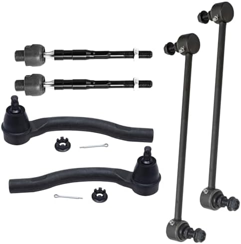 Detroit Axle Front Outer Tie Rods For 2008-2012 Honda Accord & 2009-2014 Acura TSX - 2 Piece Set