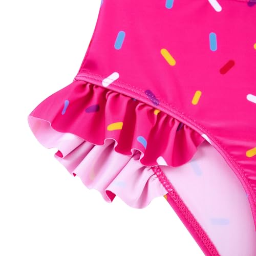 Image of Girls Swimsuit One-piece Bikini Set Two Sets Matching Bathing Suits 2-6T Adjustable Strap Summer Beach