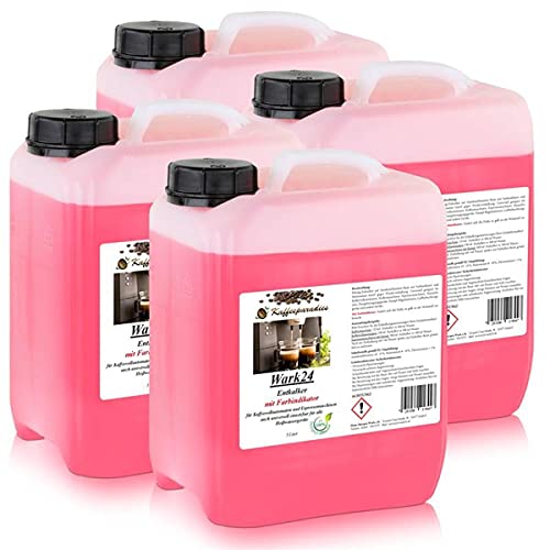 Wark24 Flüssig Entkalker 5 Liter für Kaffeevollautomaten, Kaffeemaschinen, Wasserkocher - Kalklöser geeignet für Bosch, Siemens, Jura, Krups, Philips, Saeco, WMF, Delonghi uvm. (4er Pack) Wark24 Flüssig Entkalker 5 Liter für Kaffeevollautomaten, Kaffeemaschinen, Wasserkocher - Kalklöser geeignet für Bosch, Siemens, Jura, Krups, Philips, Saeco, WMF, Delonghi uvm. (4er Pack)