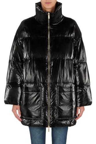 Oversize ARMANI EXCHANGE Logo Frontale Oversize, Giacca, Donna, Nero, XL