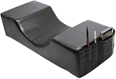 Yolispa Eyelash Extension Pillow U- Shape Neck Support Memory Foam Ergonomic Curve Headrest Cushion for Beauty Salon Makeup Sleeping Travel ( Black )