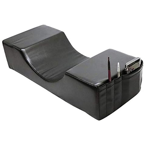 Yolispa Eyelash Extension Pillow U- Shape Neck Support Memory Foam Ergonomic Curve Headrest Cushion for Beauty Salon Makeup Sleeping Travel ( Black ) Cover