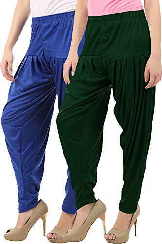 Image of Buy That Trendz Patiala Salwar for Women Relaxed Fit Viscose Patiyala Salwar Harem Bottom Pants