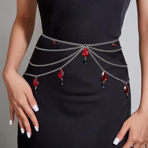 Pendant Tassels Waist Chain Breathable Streetwear Belt Fashion Dress Belts For Contemporary Office And Living Spaces4