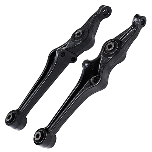 Image of Detroit Axle - 12pc Front End Suspension Kit for 1998 1999 2000 2001 2002 Honda Accord, 2 Lower Control Arms 2 Sway Bars 2 Lower Ball Joints 4 Inner Outer Tie Rods 2 Boots Replacement