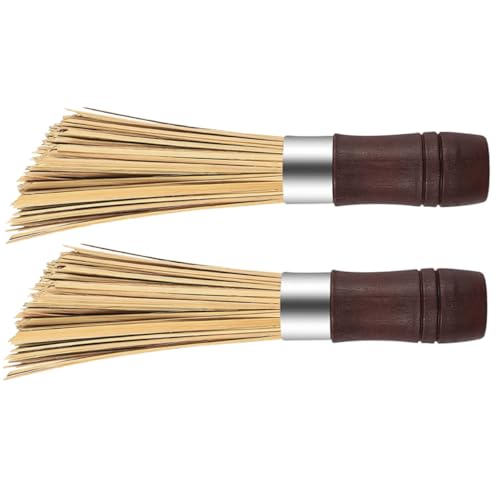 Cabilock 2pcs Cookware Brush Sturdy Kitchen Dishwashing Brush for Easy Cleaning of Nonstick Pans Practical Dish Wash Accessory