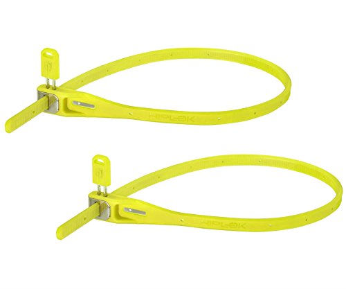 Hiplok Z LOK Twin Pack, Multifunktions-Sicherheitsband, Unisex, LIME, 40cm Schließumfang – Ansicht 1