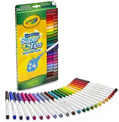 Flamastry Crayola zmywalne 24 sztuk