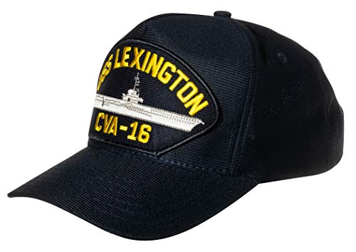 Gorra Ajustable con Emblema USS Lexington Azul Navy miniatura 2
