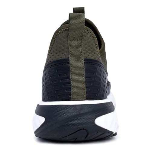 Image of Nautica Men's Slip-On Sneakers - Casual Fashion Shoes for Walking, in Medium & Wide Widths