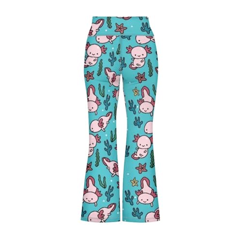 Casual Flare Leggings for Girls High Waist Wide Leg with Tummy Control2