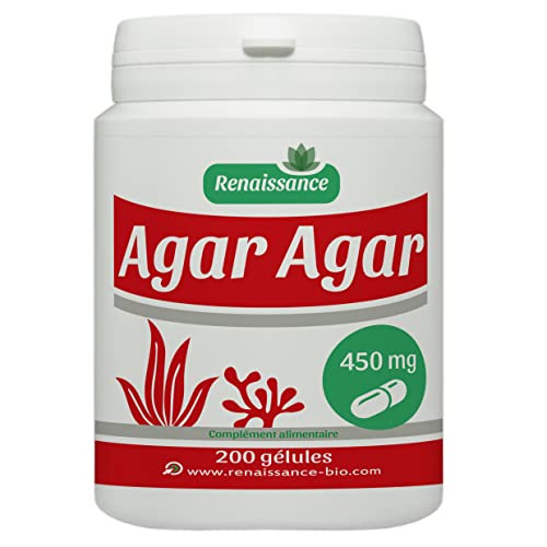 Agar Agar - 450 mg- 200 gélules Cover
