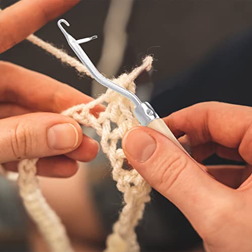 Angoily 1 Conjunto Suéter Tapete De Crochê Agulhas De Crochê De Alumínio Agulhas De Crochê Faça Você