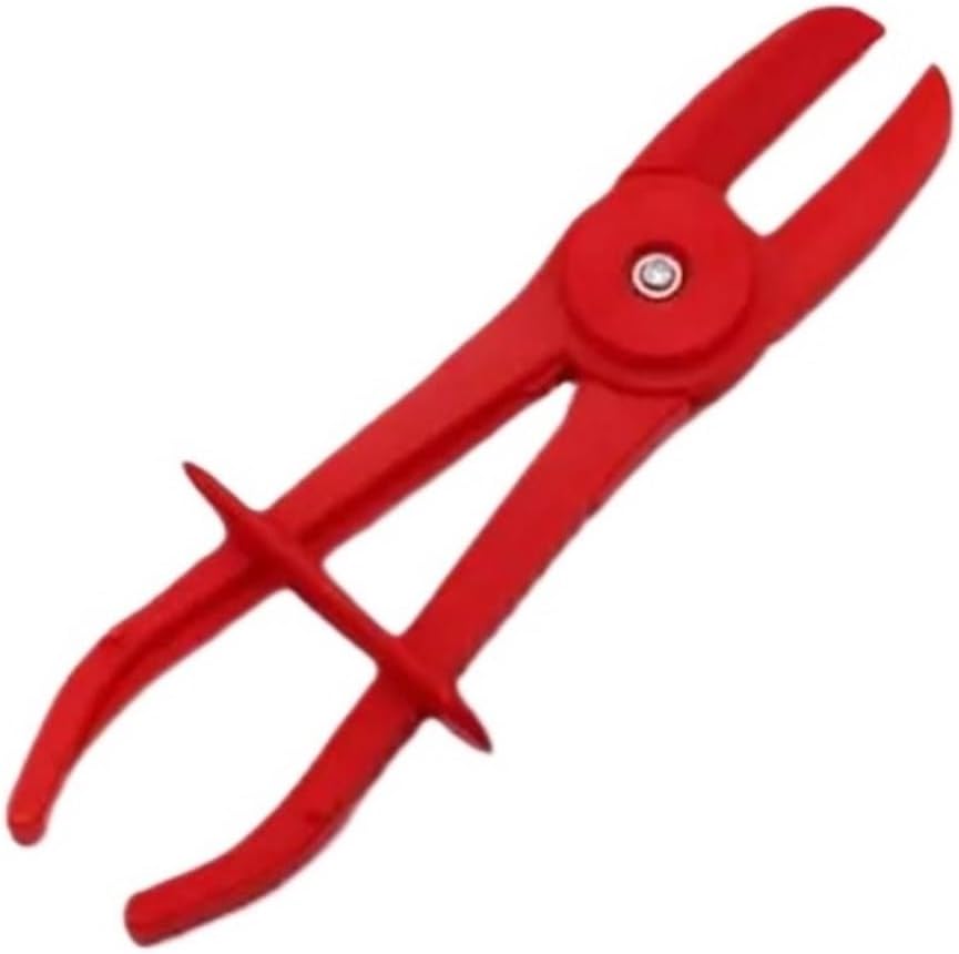 Brake Fuel Water Line Clamp Plier Hands Tool Nylon Hose Set Car Repair Tools Pliers(S Red)