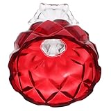 IWOWHERO Tazón de Vidrio Vintage para Postres con Diseño Retro Elegante Copa Alta para Helados Ensaladas y Desayunos para Fiestas y Snacks