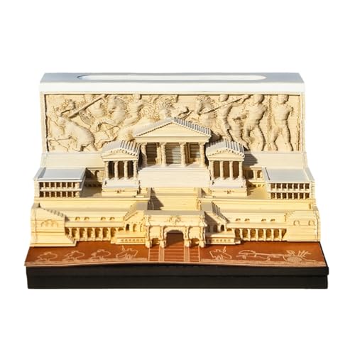 芸術的なパッド、3Dメモパッド、手で引き裂かれた画用紙彫刻アートワーク、絶妙なクリエイティブノンスティック付箋、3Dメモ帳、DIYペーパーノートクリエイティブデスクトップデコレーションギフト