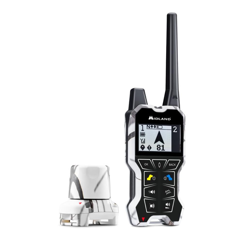 Beeper One GPS - Localizzatore per Cani - Copertura fino a 2,5 Km - Avviso con Vibrazione - Visualizzazione della distanza e posizione - Telecomando con ampio display - Localizzatore acustico