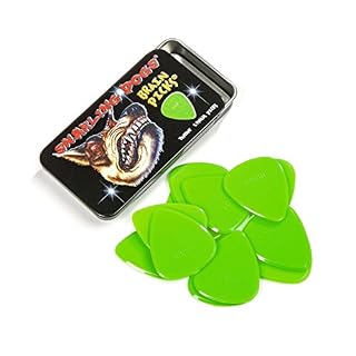 Grogne Chiens Brain Tnsdb351, consommation inférieure à médiators, 12 pièces, Collectible Tin, EN NYLON Vert, 0, 0,53 mm - Les Beatles, Paul McCartney, John Lennon, RIngo Starr, George Harrison
