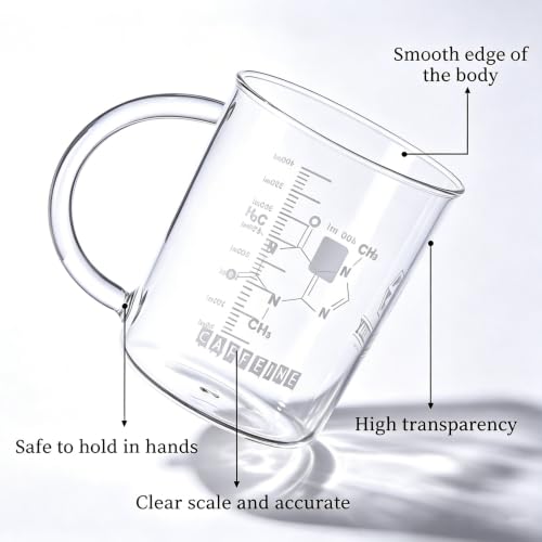 Taza de vidrio borosilicato GLASKEY 500 ml miniatura 3