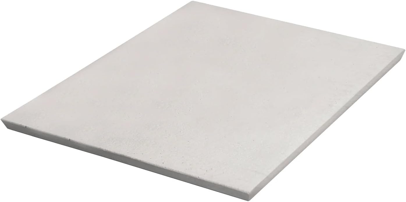 FibraMent-D Premium 17-1/2" x 13-7/8" x 3/4" Rectangle Pizza Stone, Perfect for Home Ovens - Commercial Grade Delivering Superior Heat Retention and Even Cooking - Ranked 'BEST OVERALL PIZZA STONE'