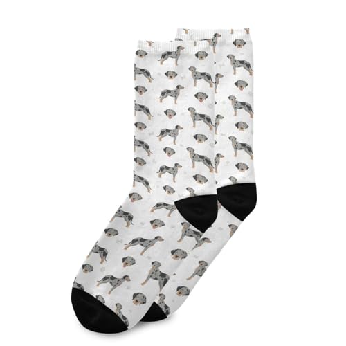 Wusikd Catahoula Leopard Socks for Women and Men Dog Long Socks for Athletic Running 13