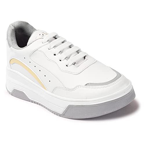Image of Women Casual Sneaker Shoes Lightweight Soft & Comfortable with Lace-Up Shoes for Women's & Girl's