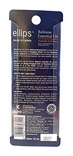 Ellips Hair Vitamin Balinese Essential Oil - Nourish & Protect, 30 Ml (Pack Of 3) #TOP1