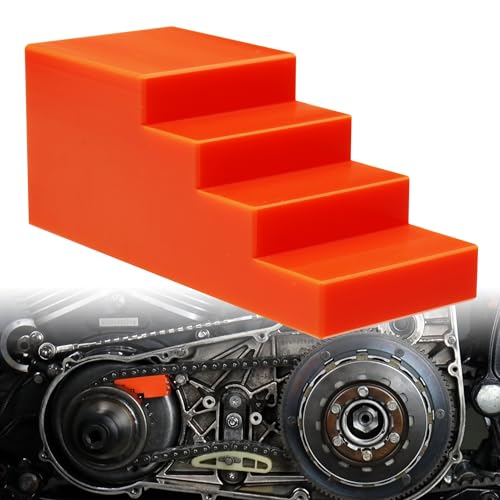 Prewired Primary Drive Locking Tools 1pcs Motorcycle Transmissions Chains Locking Tool Universal, Perfect for Harley All Big Twin, M8 and XL, Orange