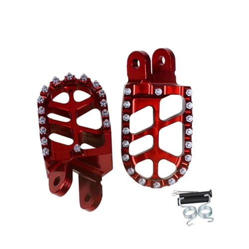 Pédales et repose-pieds moto pour séries KLX300SM et KLX650, confort d'appui