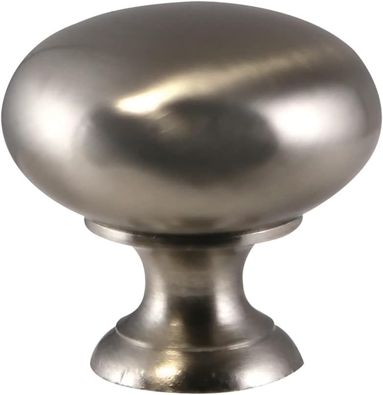Design House 564617 Cabinet Knob 1.25 Inch, 5-Pack, Satin Nickel