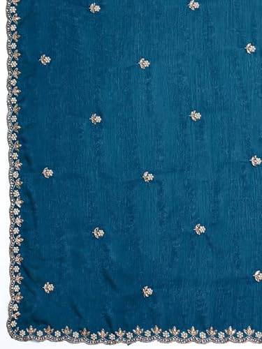 Image of Women's Chiffon Saree with Unstitched Blouse Piece