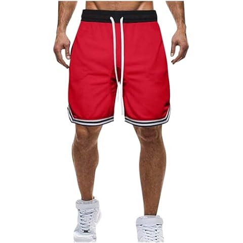 Men's Lightweight Sports Shorts with Zipper Pocket Cover