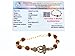 Rudraksha Om Damru Trishul Cuff Bracelet for Men's Bahubali Kada,Indian Traditional Kada/cuff Bracelet (Rudraksha chain)