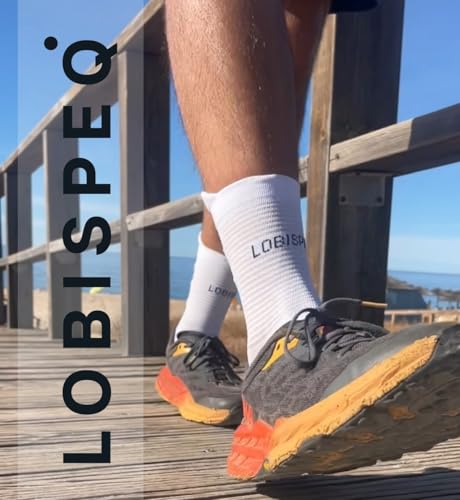 LOBISPEQ ®️ 3 Pack Calcetines Running Hombre Mujer Media Caña. Calcetines antiampollas antideslizantes. Calcetines Deporte Hombre (FR/ES, Números, 42, 44, Regular, Regular, Negro, Blanco, Amarillo) - imagen 2