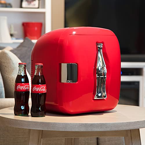 Coca-Cola KWC25 Heritage Portable 12 Can Thermoelectric Mini Fridge Cooler Warmer 7.9 L/ 8.3 Quarts Capacity thumb #1